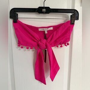 Lovers + Friends Pink Crop Top